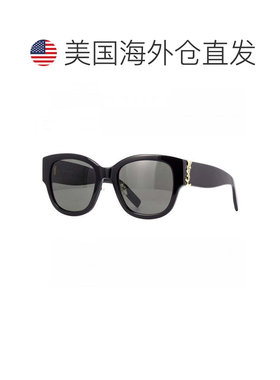 自营saint laurentSLM95/K 001黑色/灰色-黑色 美国奥莱直发