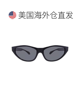 自营Versace Dark Grey Cat Eye Ladies Sunglasses VE4491U GB1/