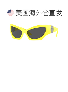 自营versace/范思哲 女士60毫米太阳镜墨镜 黄色 美国奥莱直发