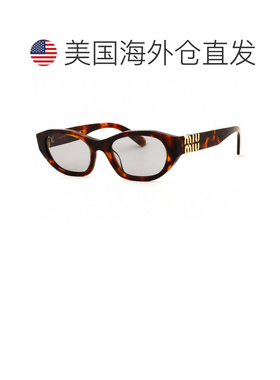 自营miu miuMUA03S 21C40O哈瓦那桃花心木/灰色-哈瓦那桃花心木