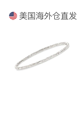 自营Ross-Simons Italian Sterling Silver Hammered Bangle Brac