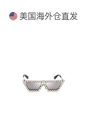 自营 philipp plein太阳镜 PLEIN CRYSTAL LUSH 带水晶 - 银色 美