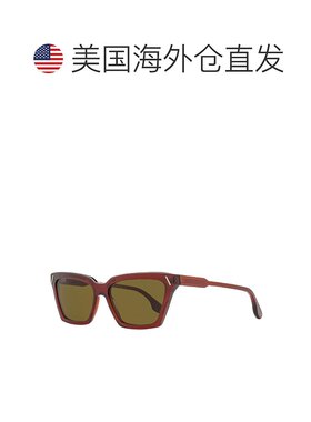 自营Victoria Beckham Sunglasses Cat Eye Full Rim, Red Frame