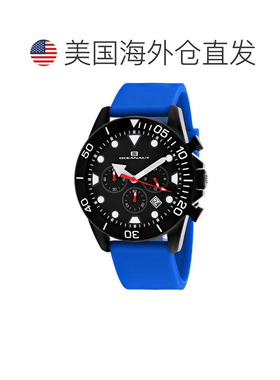 自营Oceanaut Men's Naval Black Round 47mm - black 美国奥莱直