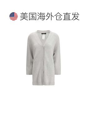 自营Fabiana Filippi Fleece Wool Women's Cardigan - gray 美国