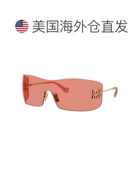 自营miu miuMUB53S 5AK20Y金色/红色-金色 美国奥莱直发