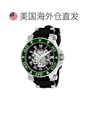 自营Seapro Men's Seaway Black Round 50mm - black 美国奥莱直