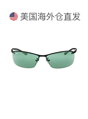自营ray-banRay Ban Green Rectangular Men's Sunglasses RB3183