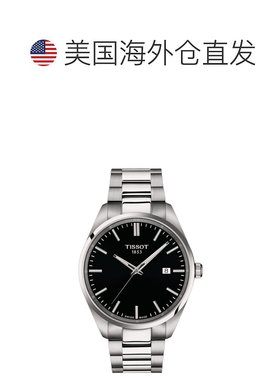 自营 Tissot PR 100 Quartz Black Dial Stainless Steel Men's W