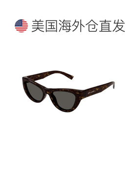 自营saint laurentSL676 003深色哈瓦那/灰色-深色哈瓦那 美国奥
