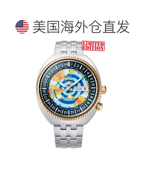 自营Orient Men's Revival World Map 43mm Watch - silver 美国