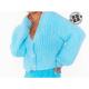 Self-operated show me your mumu bright blue classic cardigan V-neck sweater-bright blue American outlet Self-operated show me your mumu bright blue classic cardigan V-neck sweater-bright blue American outlet