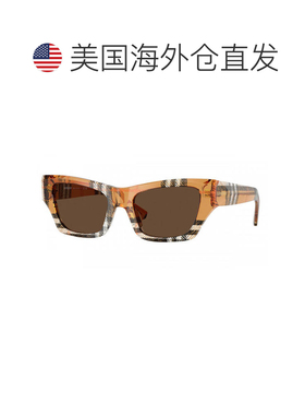 自营burberryBE4441U 414673 Check Sand/Dark Brown - check san
