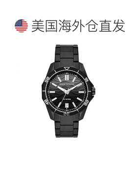 自营Armani Exchange Men's Spencer 44mm Quartz Watch - black