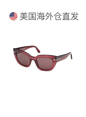 自营Tom Ford Sunglasses Cat Eye Full Rim, Shiny Bordeaux Fra