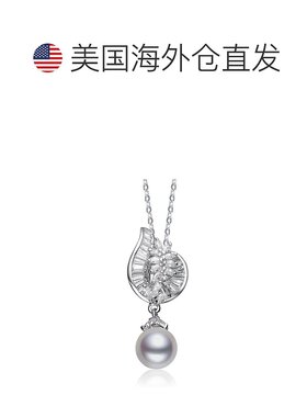 自营 geneviveCz 纯银珍珠吊坠 - 白色 美国奥莱直发银饰