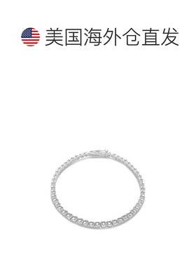 sterling foreverBezel CZ 网球手链 - 金色 【美国奥莱】直发