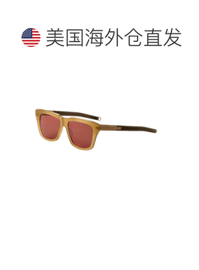 自营Dita Men's 54 mm Brown Sunglasses - sand storm brushed g