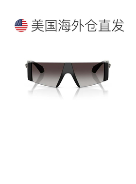 自营versace0ve4516渐变金属超大盾牌太阳镜-灰色 美国奥莱直发