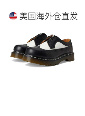 自营Dr. Martens 3989 Brogue Boots Men's Black White Leather