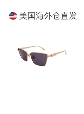 自营Salvatore Ferragamo非抛光太阳镜SF331S-738-59-16-140-金色