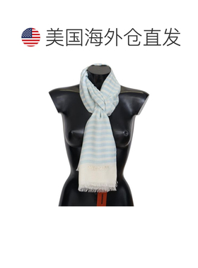 自营Missoni  Lined Cashmere Unisex Wrap Men's Scarf - blue