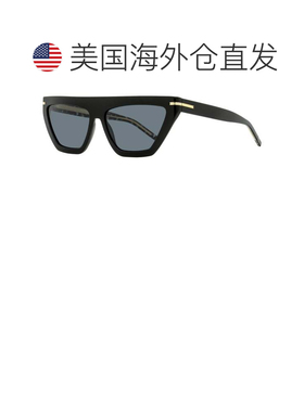 自营Boss Women's Brow Line Sunglasses B1609/S 807IR Black 58