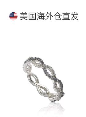 【美国直邮】Suzy Levian女士戒指配饰装饰银色百搭休闲简约时尚