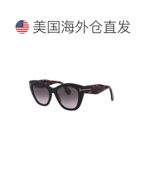 自营Tom Ford Women's Cara 56mm Sunglasses - black 美国奥莱直