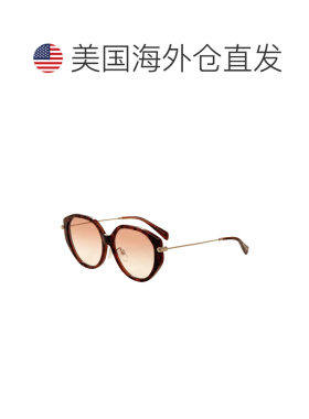 自营Michael Kors女士56毫米棕色珠光乌龟太阳镜-棕色珠光乌龟 美