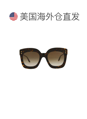 自营bottega venetaSquare-Frame Acetate Sunglasses - havana c