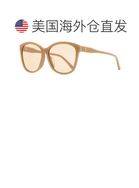 自营Jimmy Choo 女士蝴蝶太阳镜 Lidie/F/SK FWM2S Nude Glitter