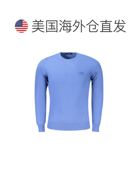 自营Cavalli Class Viscosa Men Men's Sweater - blue 美国奥莱