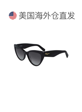 自营salvatore ferragamoSF930SCP 001黑色/灰色-黑色 美国奥莱直