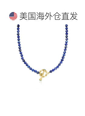自营Ross-Simons Lapis Bead Toggle Necklace With London Blue