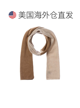 自营portolano波托兰拼色羊绒围巾-红色 美国奥莱直发