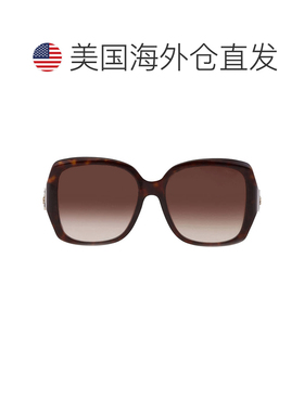 自营Chopard Brown Gradient Square Ladies Sunglasses SCH288S