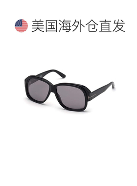 自营Tom Ford Sunglasses Square Full Rim, Shiny Black Frame A