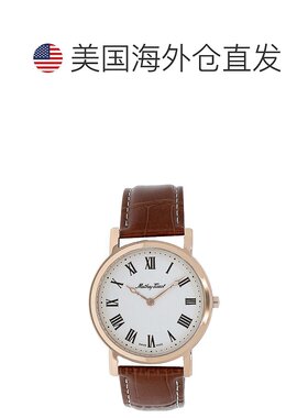 自营Mathey Tissot Men's City White Dial Watch - white 美国奥