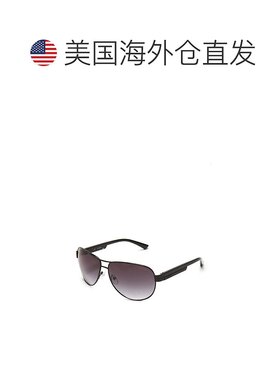 自营 guess金属飞行员太阳镜 - 黑色 美国奥莱直发