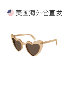 自营saint laurentSL181 LOU LOU 020裸色/棕色-裸色 美国奥莱直