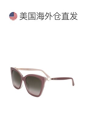 自营 Jimmy Choo女士56毫米灰色太阳镜-粉红色 美国奥莱直发