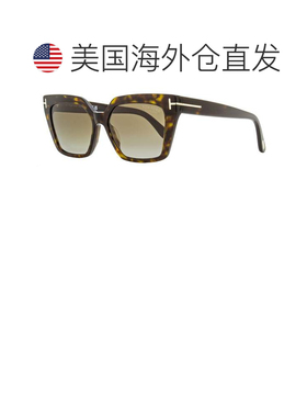 自营Tom Ford 女士 Winona 偏光太阳镜 TF1030 52H 哈瓦那色 53