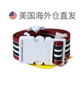 自营Costume National Cotton And Canvas Regular Men's Belt -