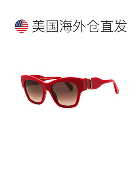 自营marc jacobsMARC 762/S 0C9A HA红色/棕色渐变-红色 美国奥莱