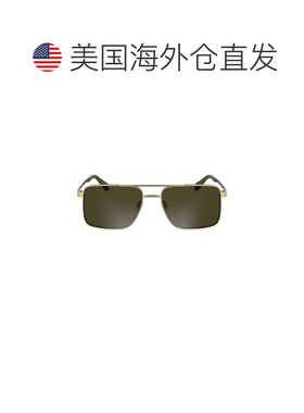 自营Calvin Klein Oro Metallo Men Men's Sunglass - gold 美国