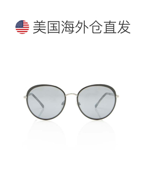自营Chanel CC Round Sunglasses - black, silver 美国奥莱直发