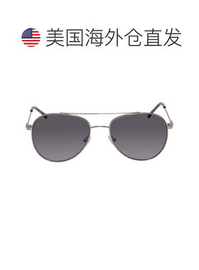 自营Calvin Klein Grey Gradient Pilot Unisex Sunglasses CK201