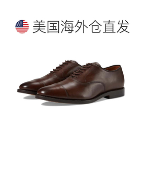 自营Men's Allen Edmonds Park Avenue Oxford Brown Leather Dre
