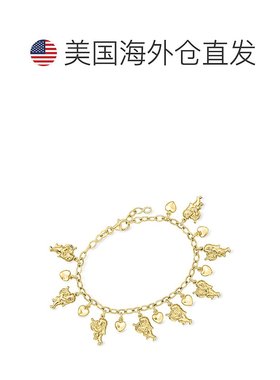 自营Ross-Simons Italian 18kt Gold Over Sterling Silver Cheru